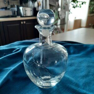 Glass bubble bath dispenser